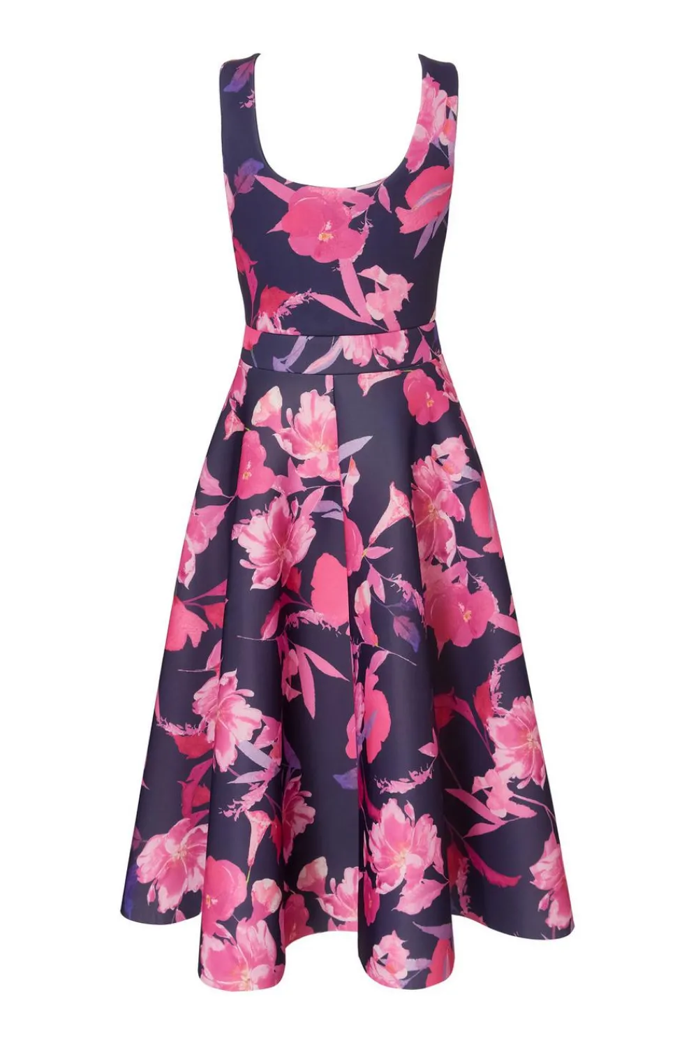 Quiz Day At The Races|Christening Guest>Navy Floral Midaxi Dress