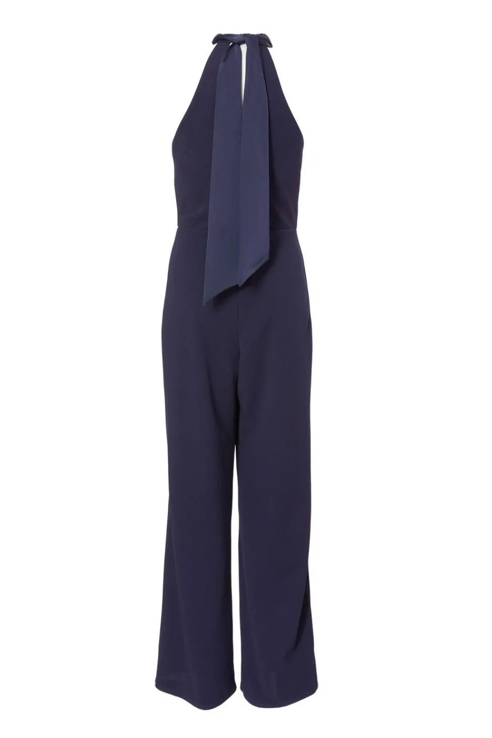 Quiz Occasion Jumpsuits|Evening Jumpsuits>Navy Halter Neck Jumpsuit
