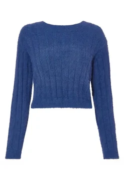 Quiz Day Tops|Tops>Knit Cropped Jumper