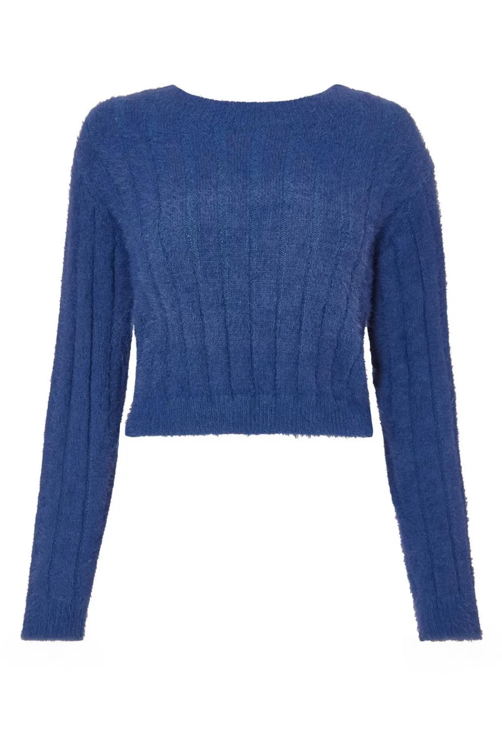 Quiz Day Tops|Tops>Knit Cropped Jumper
