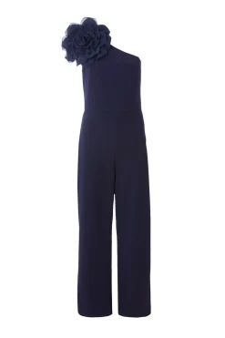 Quiz Occasion Jumpsuits|Evening Jumpsuits>One Shoulder Floral Jumpsuit