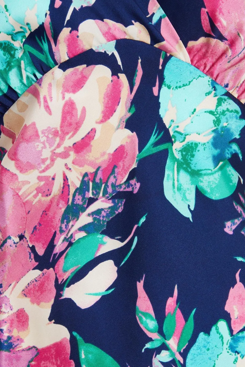 Quiz Florals|Wedding Guest Dresses>Navy Satin Floral Maxi Dress