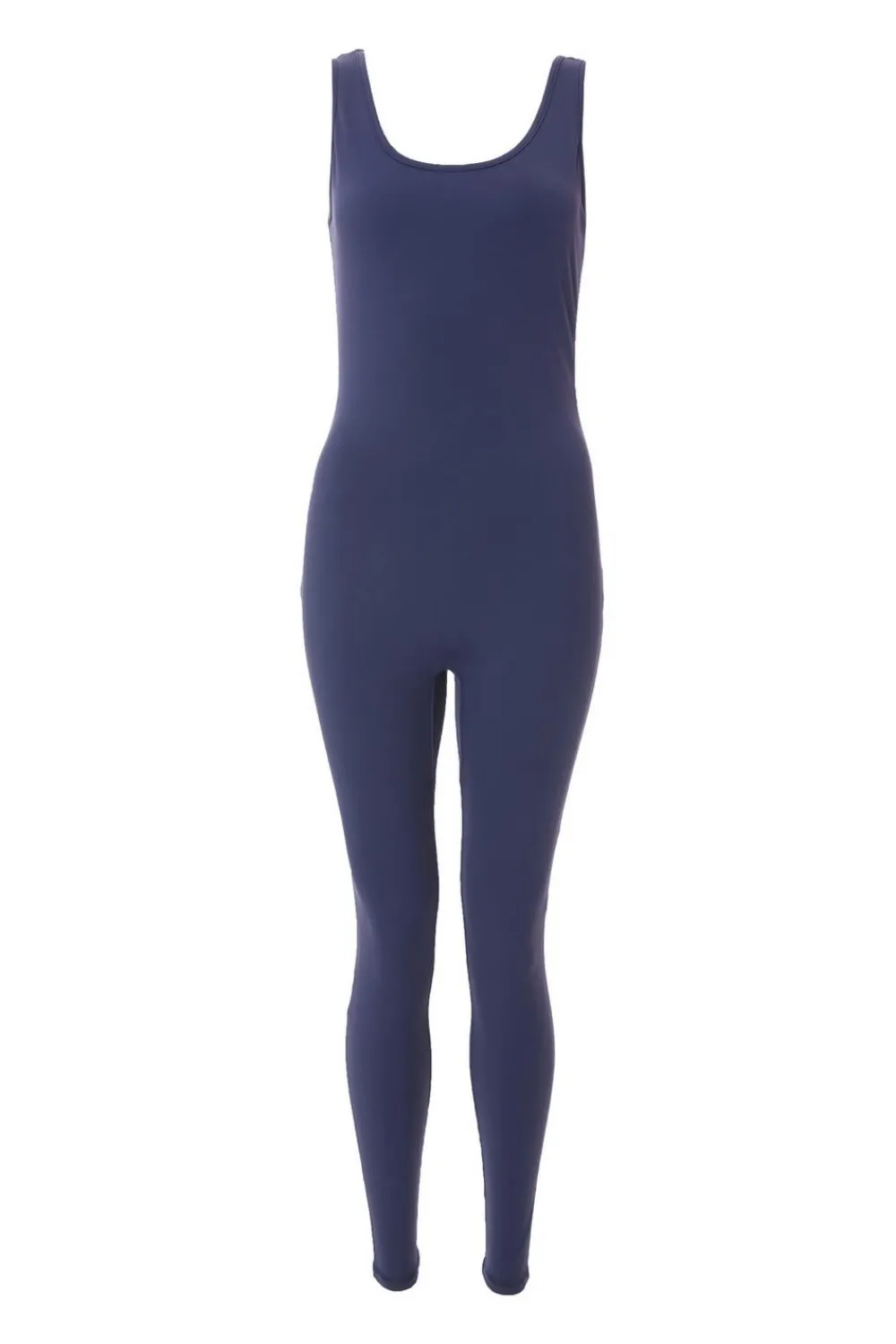 Quiz Summer Jumpsuits|Jumpsuits>Navy Scoop Neck Sleeveless Unitard
