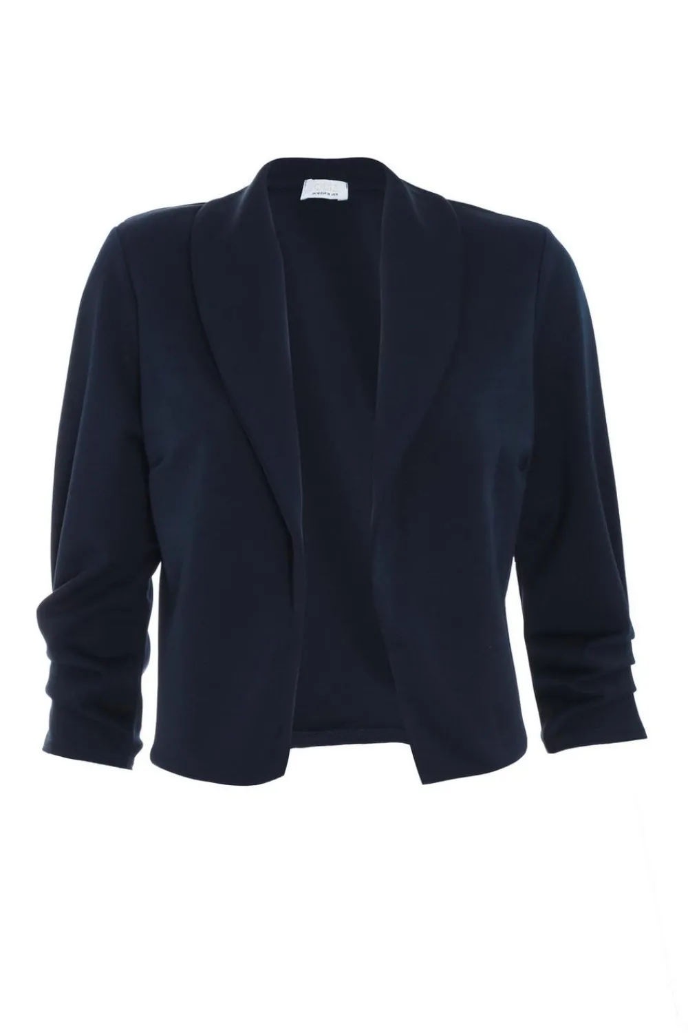 Quiz Day At The Races|Christening Guest>Shawl Collar Crop Jacket