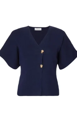 Quiz Day Tops|Tops>Short Sleeve Knit Cardigan