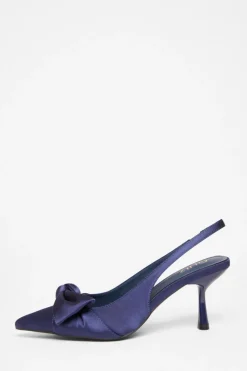 Quiz Occasion Shoes|Heels>Sling Back Bow Heels