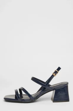 Quiz Sandals|Heels>Slingback Low Block Heels