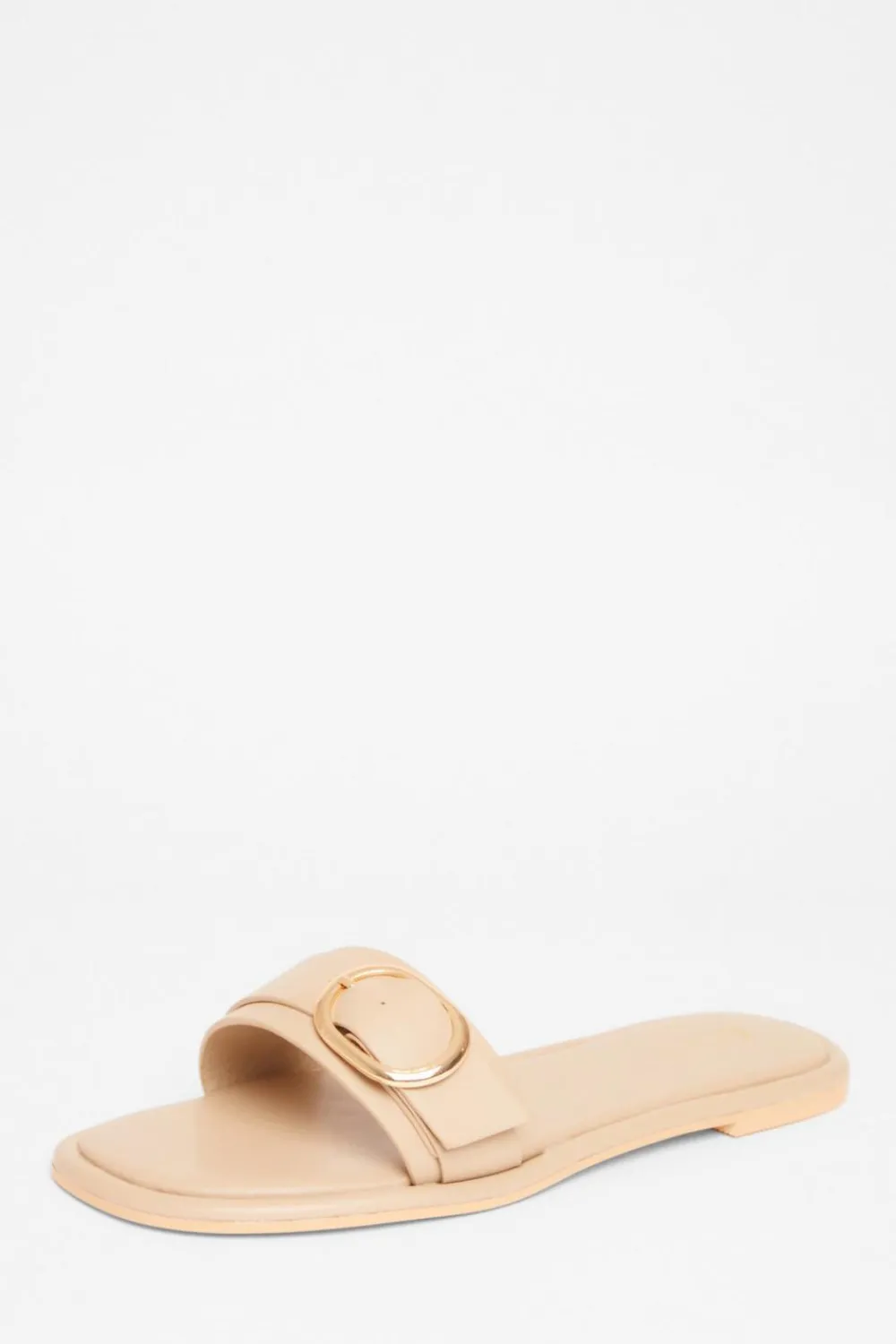 Quiz Sandals|Holiday Shoes>Buckle Flat Sandals