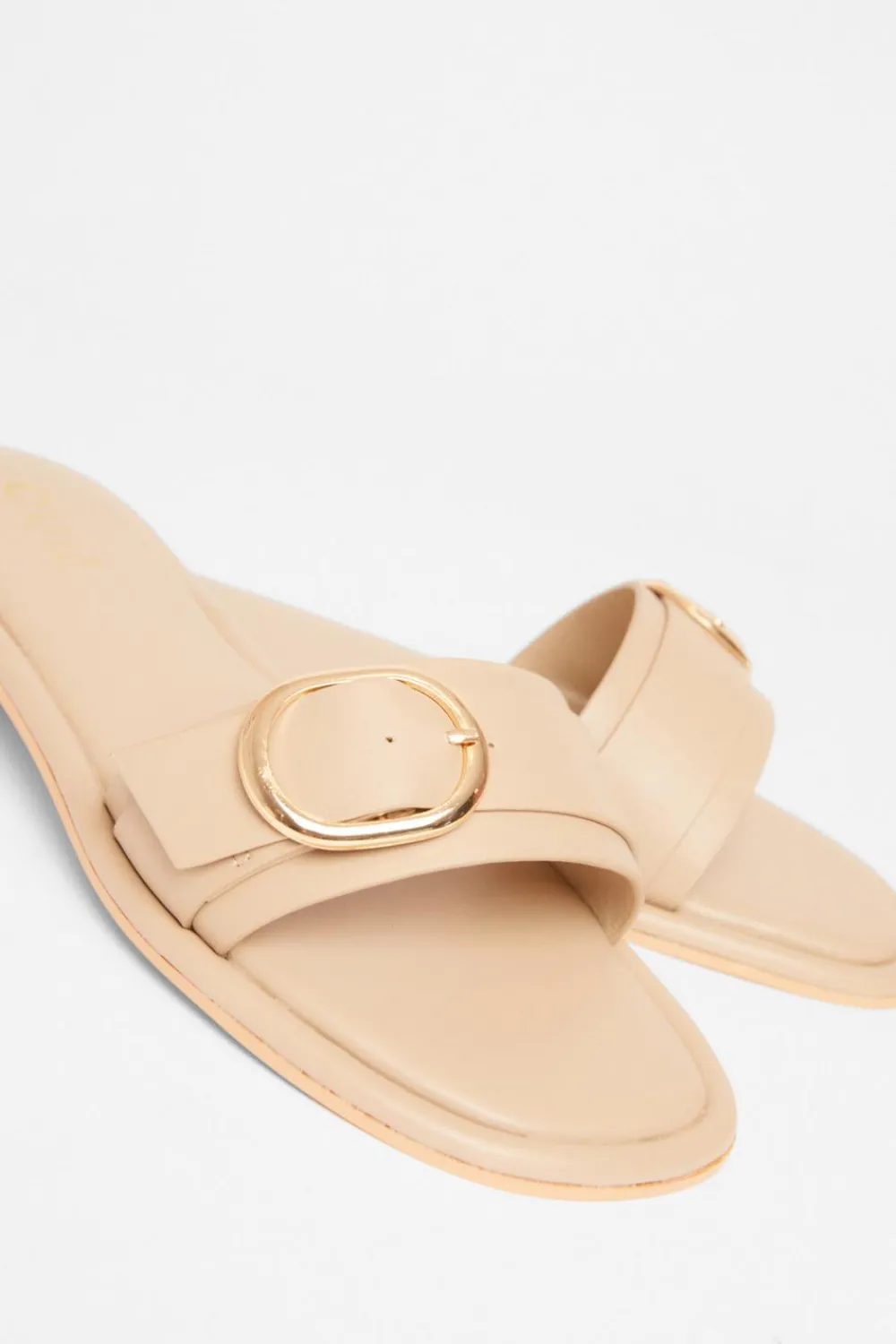 Quiz Sandals|Holiday Shoes>Buckle Flat Sandals