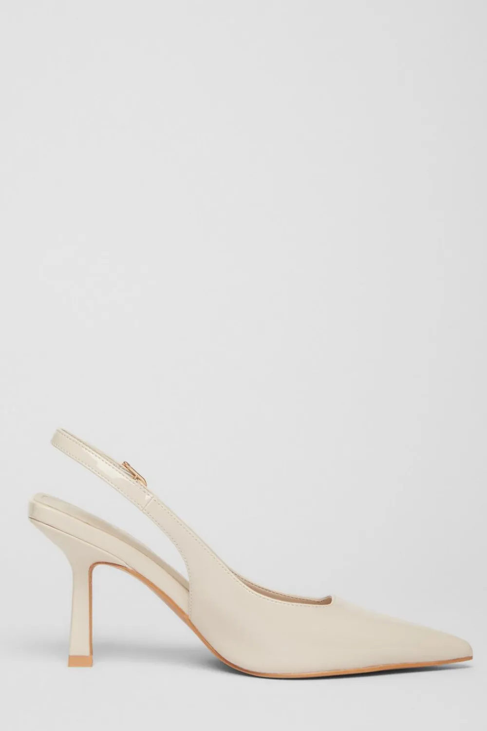 Quiz Heels|Day At The Races>Patent Slingback Low Court Heels
