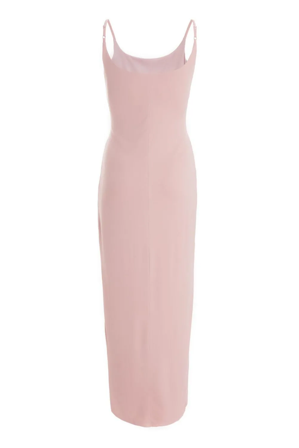 Quiz Evening Dresses|Prom Dresses>Nude Rhinestone Square Neck Maxi Dress