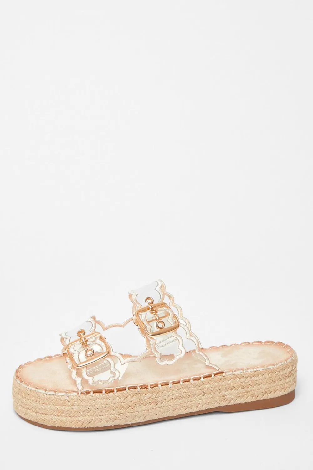 Quiz Sandals|Holiday Shoes>Scallop Flatform Sandals