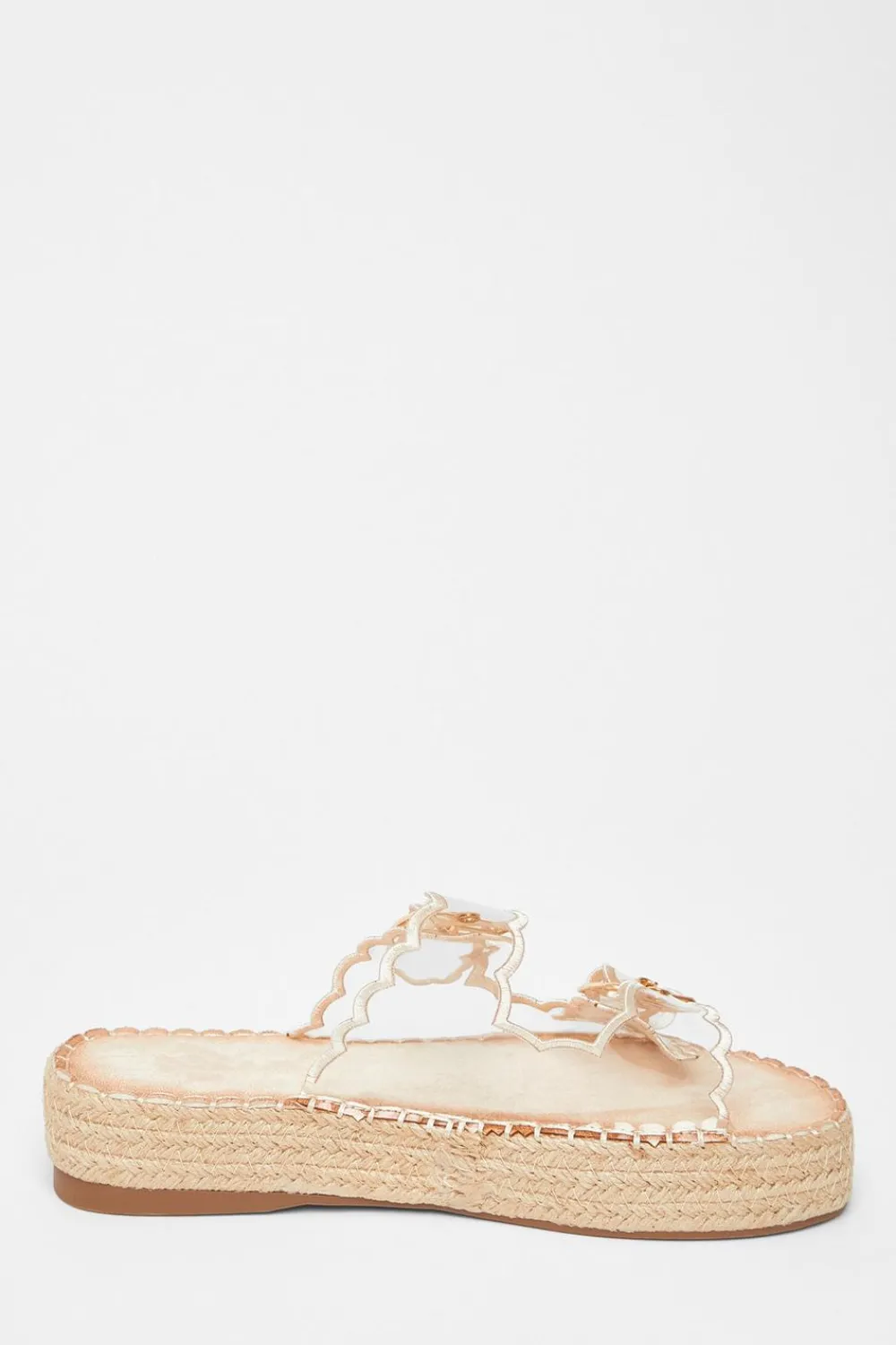 Quiz Sandals|Holiday Shoes>Scallop Flatform Sandals