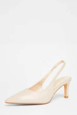 Quiz Heels|Occasion Shoes>Slingback Low Court Heels