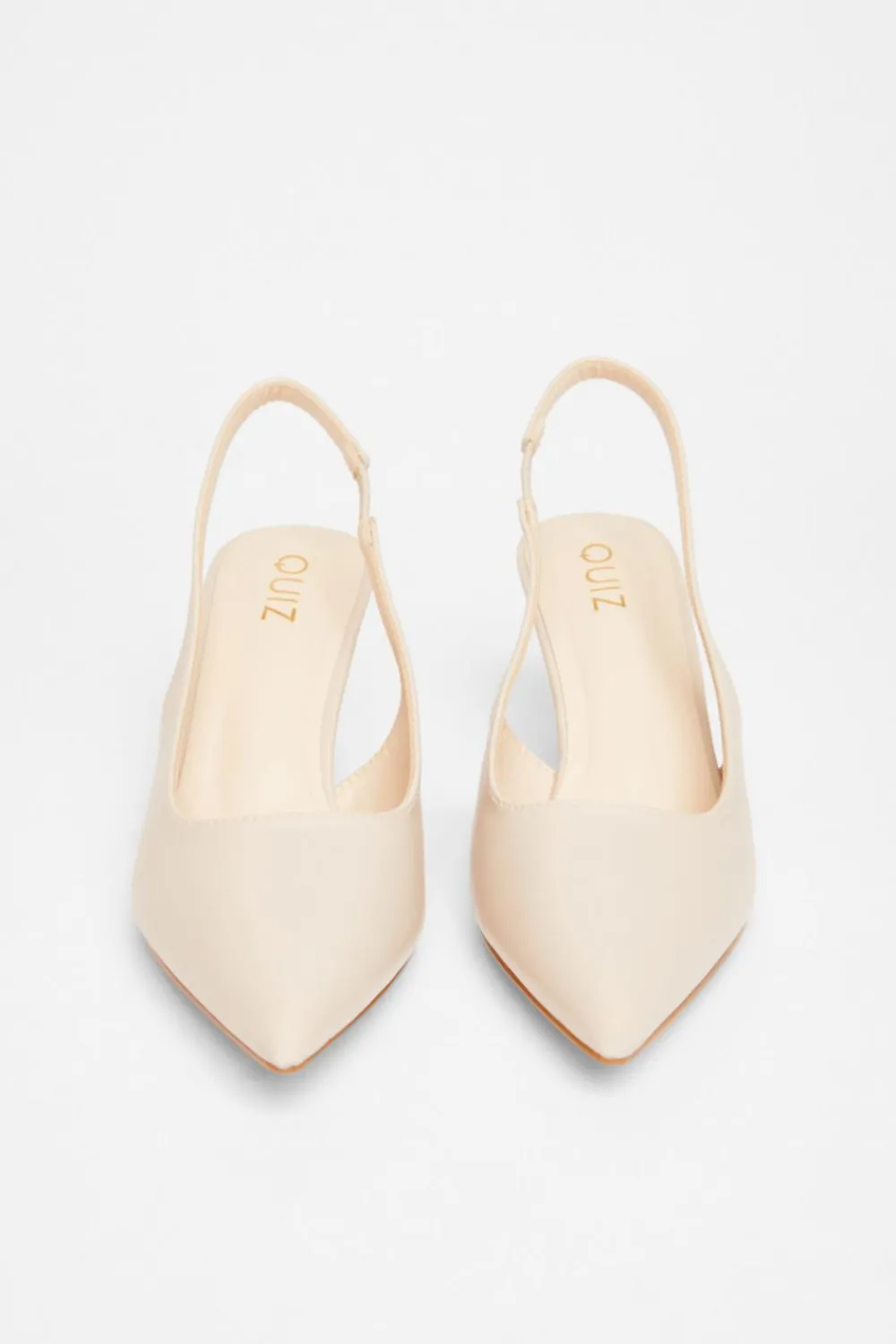 Quiz Heels|Occasion Shoes>Slingback Low Court Heels