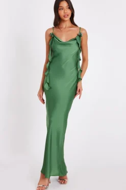 Quiz Day At The Races|Christening Guest>Satin Corsage Midaxi Dress
