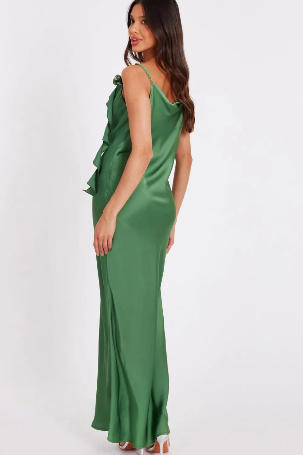 Quiz Day At The Races|Christening Guest>Satin Corsage Midaxi Dress