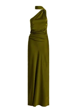 Quiz Prom Dresses|Prom & Ball>Satin Wrap Neck Maxi Dress