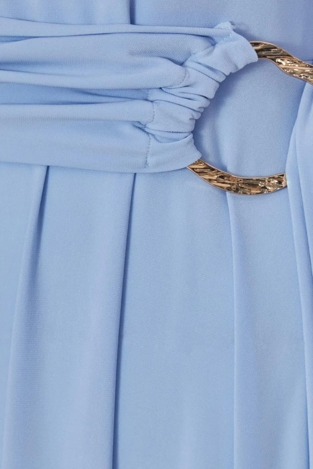 Quiz Evening Dresses|Day At The Races>Pale Blue Asymmetric Hem Midaxi Dress