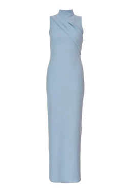 Quiz Prom Dresses|Prom & Ball>Pale Blue High Neck Maxi Dress