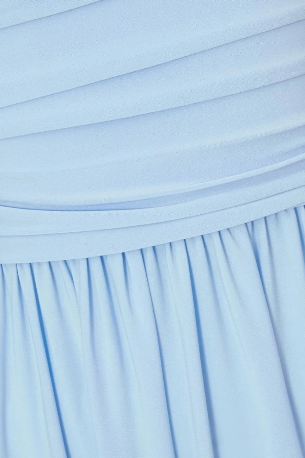 Quiz Day At The Races|Christening Guest>Pale Blue Ruched Midaxi Dress