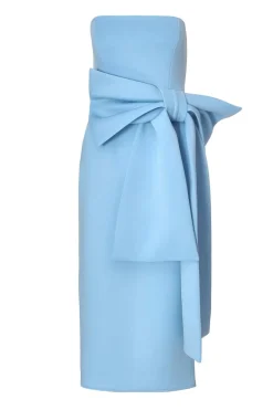 Quiz Day At The Races|Christening Guest>Strapless Bow Midi Dress