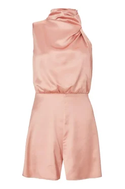 Quiz Playsuits|Day At The Races>Satin Asymmetric Playsuit