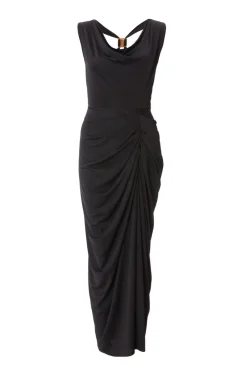 Quiz Evening Dresses|Going Out>Petite Black Cowl Neck Midaxi Dress