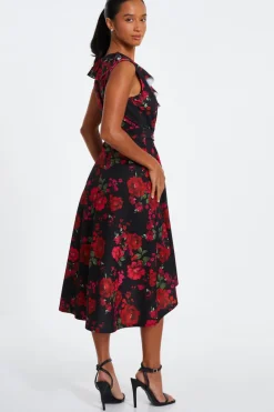 Quiz Red Dresses|Midi Dresses><noscript><img width=