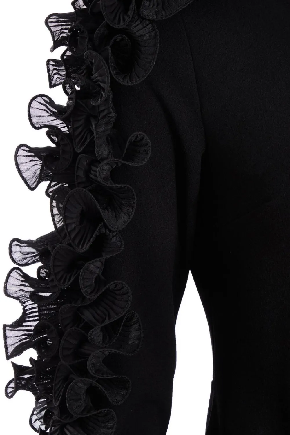 Quiz Prom Dresses|Prom & Ball>Petite Black Frill One Shoulder Maxi Dress