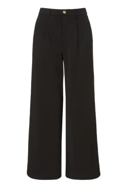 Quiz Day At The Races|Christening Guest>Petite Black Wide Leg Trousers