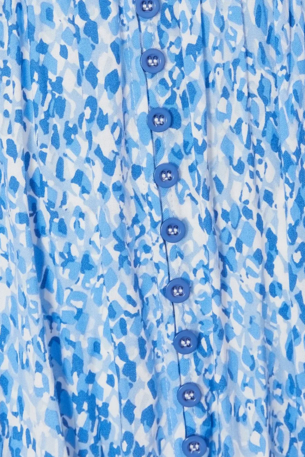 Quiz Summer Clothes|Holiday>Petite Blue Animal Print Midaxi Dress