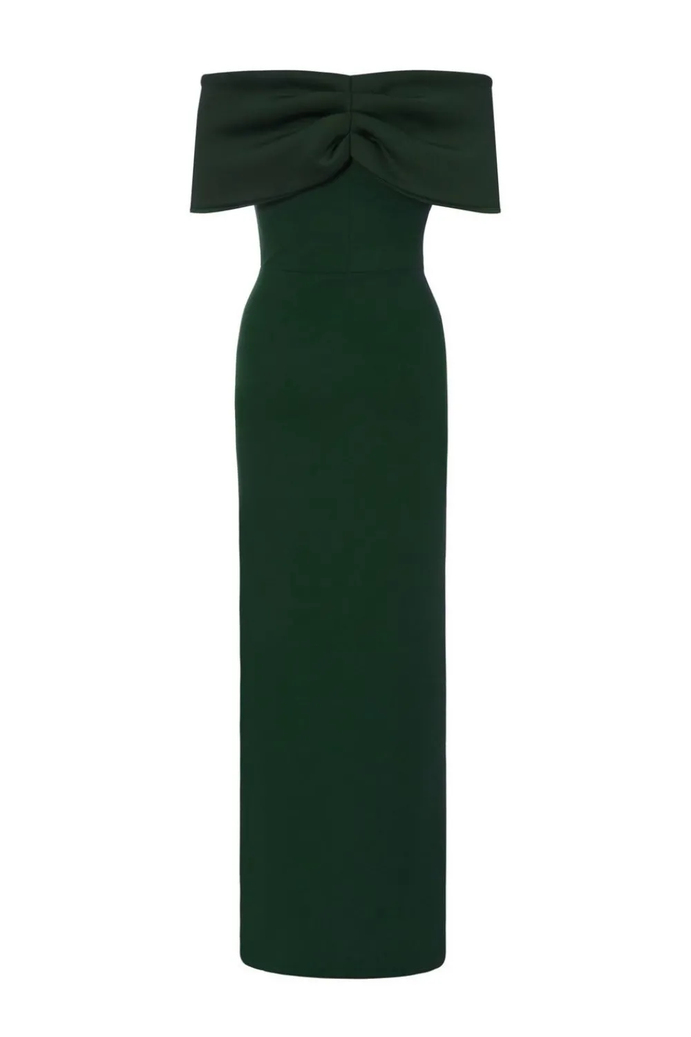 Quiz Prom Dresses|Prom & Ball>Petite Bottle Green Bardot Wrap Maxi Dress