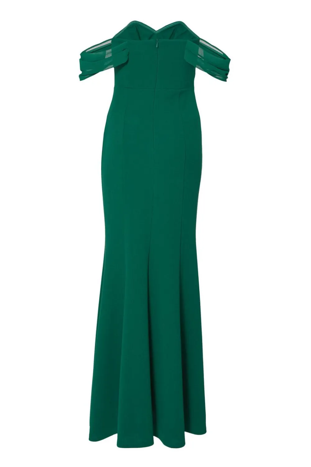 Quiz Prom Dresses|Prom & Ball>Petite Bottle Green Drop Sleeve Maxi Dress
