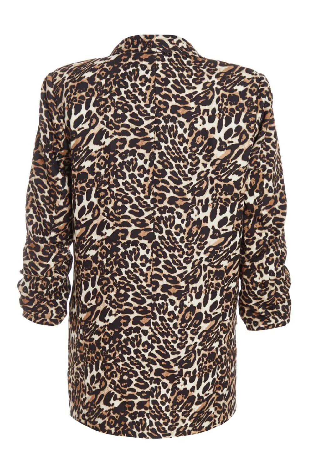 Quiz Workwear|Modest>Petite Brown Leopard Print Blazer
