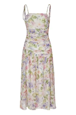 Quiz Day At The Races|Christening Guest>Petite Chiffon Floral Midi Dress
