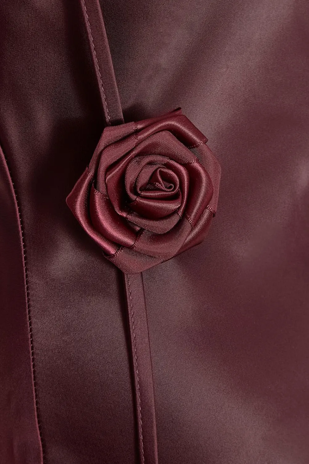 Quiz Day At The Races|Christening Guest>Petite Dark Red Satin Midaxi Dress