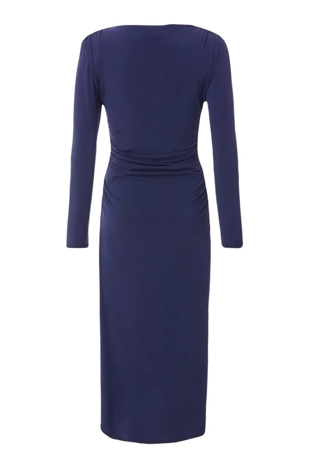 Quiz Modest|Petite Dresses>Petite Indigo Ruched Midaxi Dress