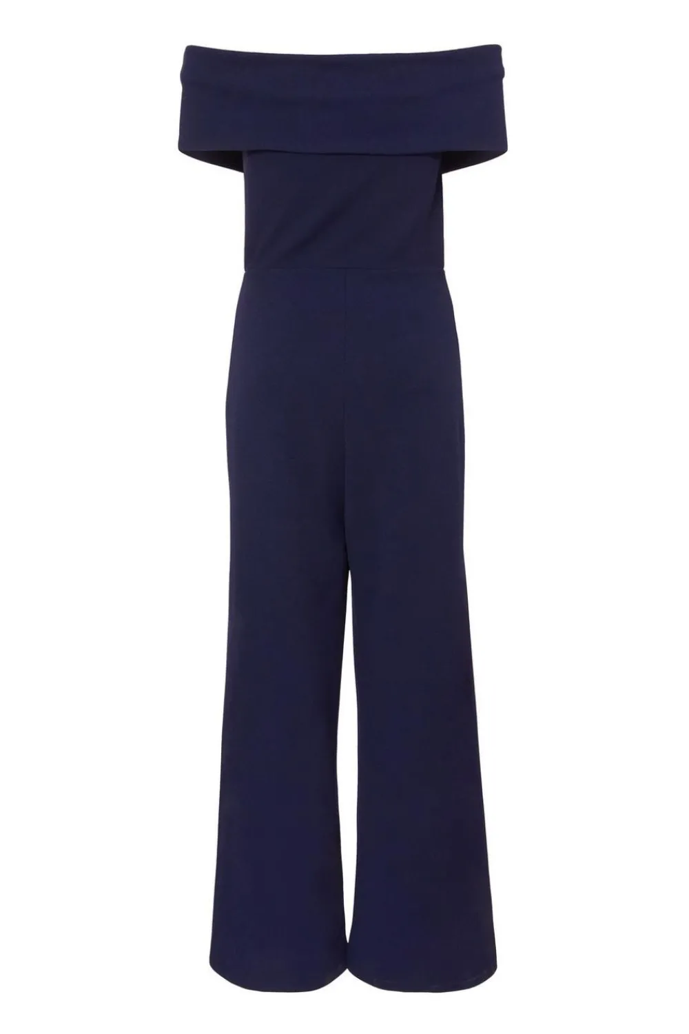 Quiz Occasion Jumpsuits|Evening Jumpsuits>Petite Navy Bardot Floral Corsage Jumpsuit
