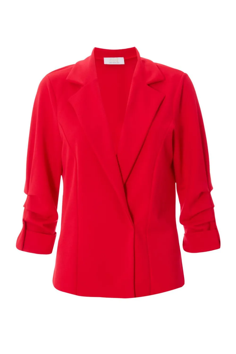 Quiz Workwear|Summer Clothes>Petite Ruched Sleeve Blazer