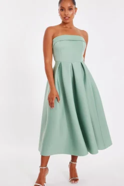 Quiz Prom Dresses|Prom & Ball>Petite Sage Bandeau Skater Dress