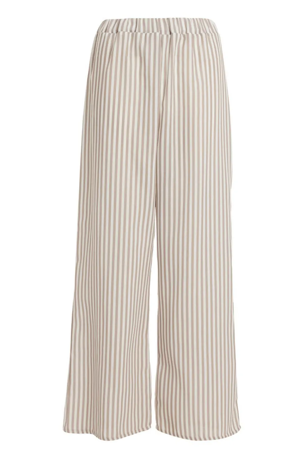 Quiz Trousers|Summer Clothes>Petite Stone Striped Wide Leg Trousers