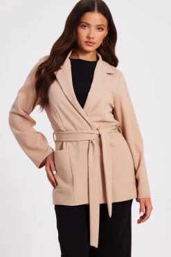 Quiz Workwear|Modest>Petite Tie Waist Blazer