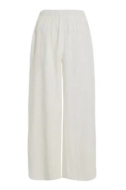 Quiz Trousers|Summer Clothes>Petite White Embroidered Trousers