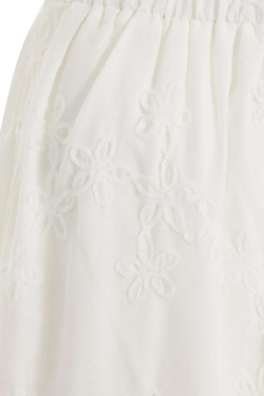 Quiz Trousers|Summer Clothes>Petite White Embroidered Trousers