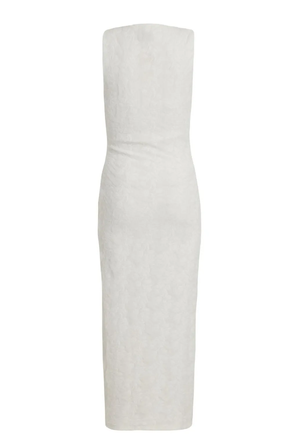 Quiz Day At The Races|Christening Guest>Petite White Jacquard Midaxi Dress