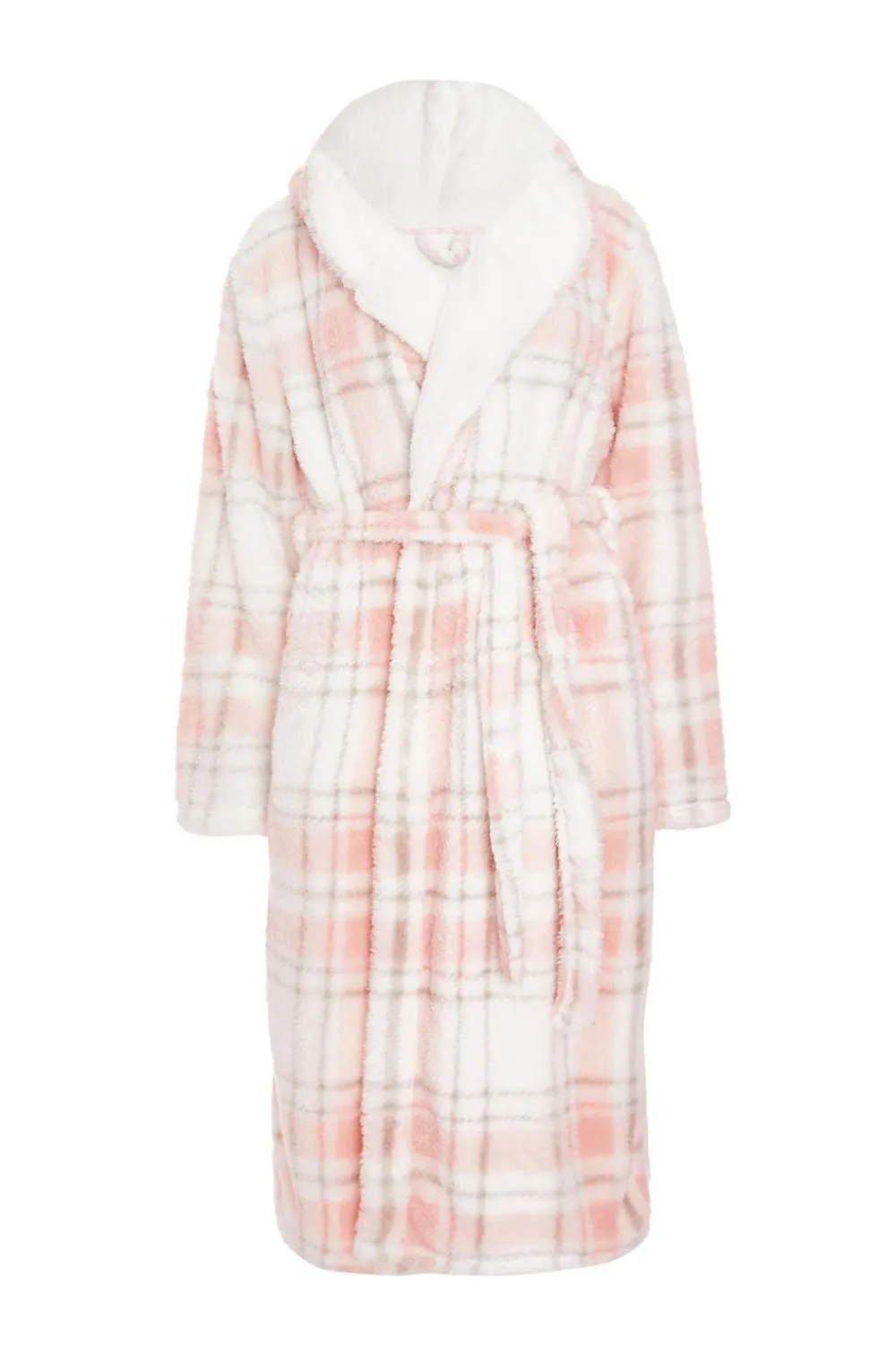 Quiz Nightwear>Pink Check Print Robe