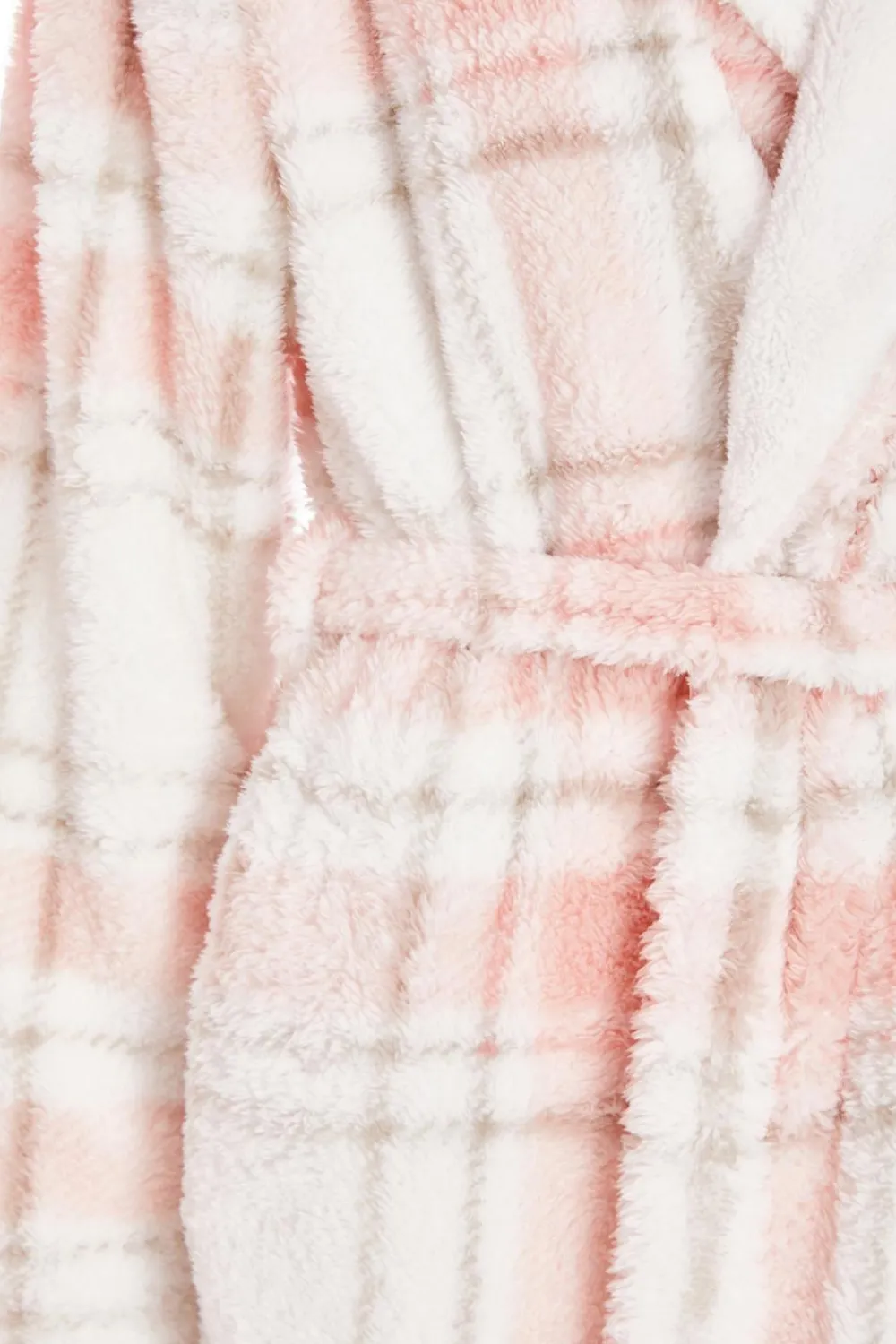 Quiz Nightwear>Pink Check Print Robe