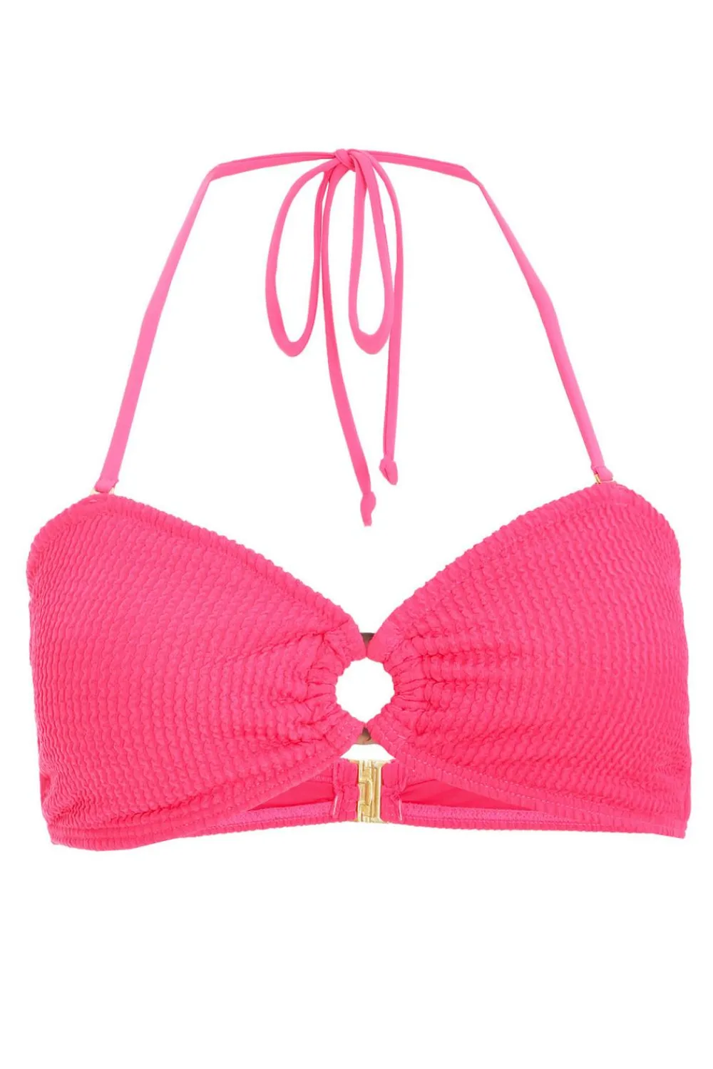 Quiz Holiday Accessories|Holiday>Pink Crinkle Bikini Top