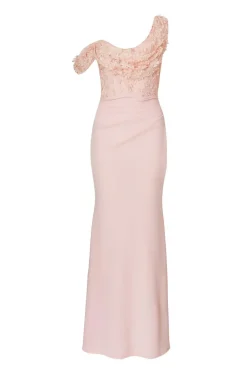 Quiz Prom Dresses|Prom & Ball>Pink Floral Drop Sleeve Maxi Dress